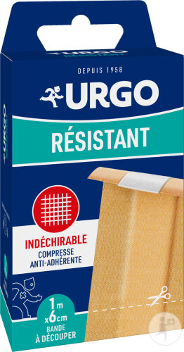 Urgo Resistant Widerstandsfähige Pflaster 1m x 6cm Stück 1