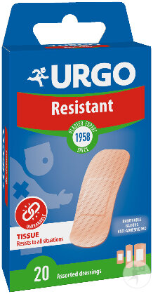 Urgo Resistant Widerstandsfähige Pflaster 20 Stück