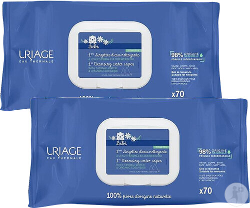 Uriage Baby Reinigungstücher Mit Wasser 70 Stück Promo 1+1