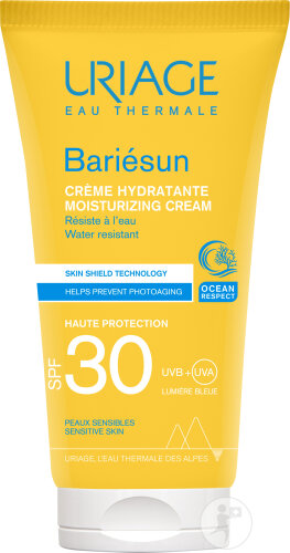 Uriage Bariésun Feuchtigkeitsspendende Creme SPF30 Gesicht Empfindliche Haut Tube 50ml
