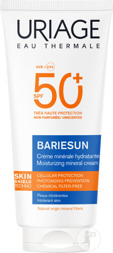 Uriage Bariésun Mineral Creme SPF50+ Sehr Hoher Schutz Sonnenintolerante Haut Gesicht Und Körper 100