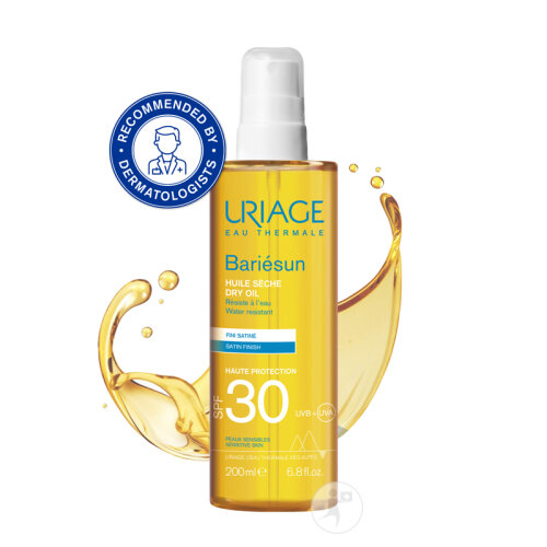 Uriage Bariésun Trockenöl SPF30 Hoher Schutz Empfindliche Haut Spray 200ml-2