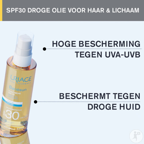 Uriage Bariésun Trockenöl SPF30 Hoher Schutz Empfindliche Haut Spray 200ml-4