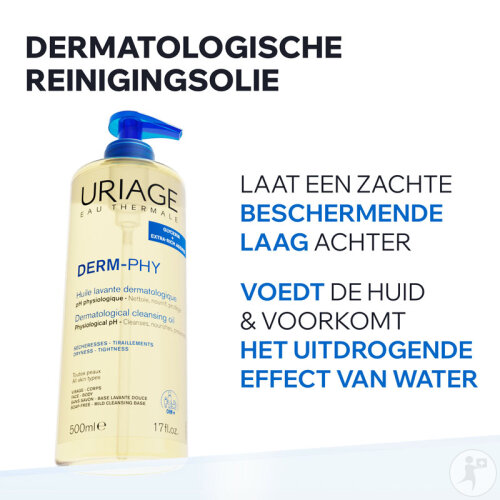 Uriage Dermatologisches Waschöl Empfindliche Haut Gesicht/ Körper Pumpflasche 1l-2