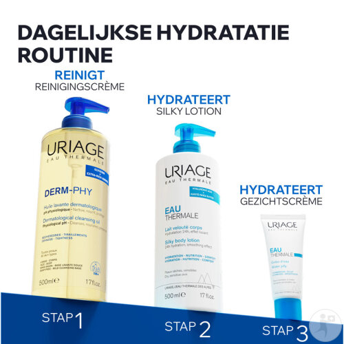Uriage Dermatologisches Waschöl Empfindliche Haut Gesicht/ Körper Pumpflasche 1l-6