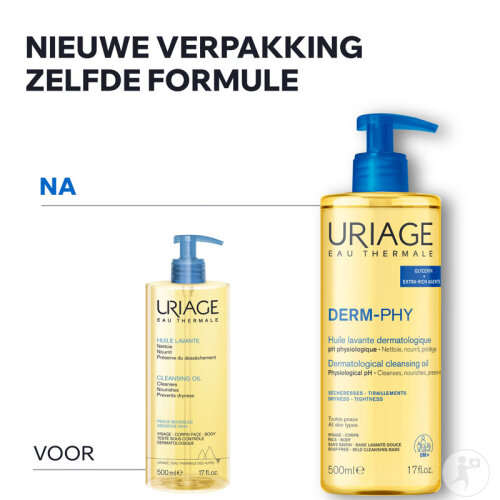 Uriage Dermatologisches Waschöl Empfindliche Haut Gesicht/ Körper Pumpflasche 1l-8