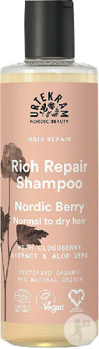 Urtekram Nordic Berry Reparierendes Shampoo Mit Nordischer Moltebeere Flasche 250ml
