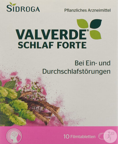 Valverde Schlaf Forte Filmtabletten (Neue Formel) 30 Stück