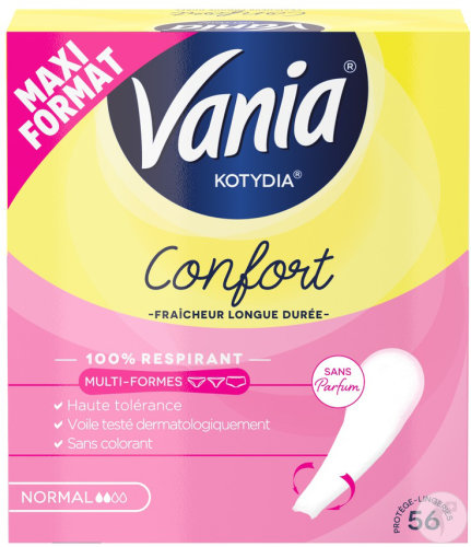 Vania Kotydia Slipeinlagen Confort Multiforms Unparfümiert 56 Stück