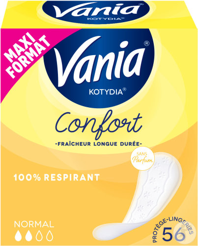 Vania Kotydia Slipeinlagen Confort Normal Unscented 56 Stück