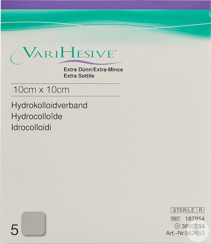 VariHesive Verband 10x10cm Extra Dünn 5 Stücke