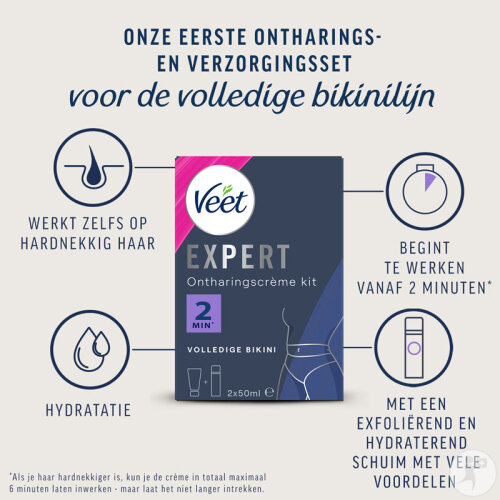 Veet Expert Enthaarungscreme Bikini 2x50ml-2