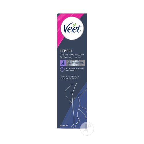 Veet Expert Enthaarungscreme Körper Und Beine Empfindliche Haut Tube 200ml