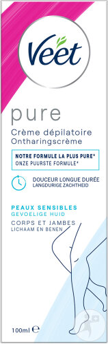 Veet NPD Minima Pure Enthaarungscreme Empfindliche Haut 100ml