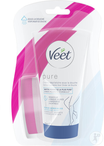 Veet Silk & Fresh Dusch-Enthaarungscreme Empfindliche Haut 1 Set