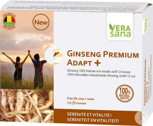 Vera Sana Ginseng Premium Adapt+ 30 Kapseln