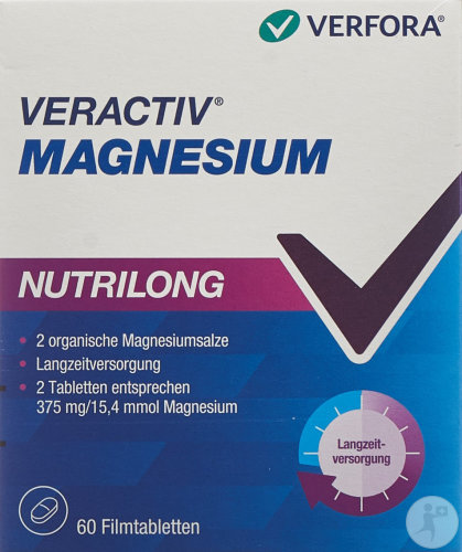 Veractiv Magnesium Nutrilong Filmtabletten 60 Stück