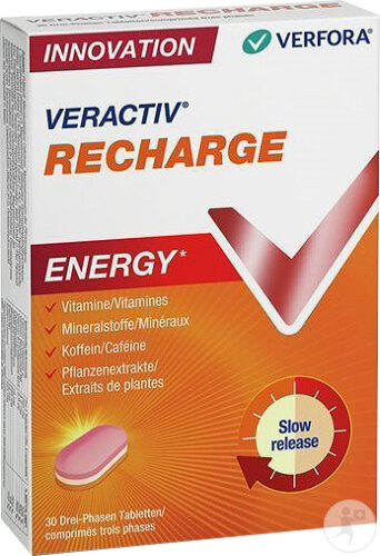 Veractiv Recharge Drei-Phasen 30 Tabletten