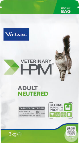 Virbac Veterinary HPM Adult Neutered Cat 3kg