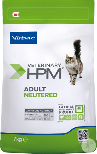 Virbac Veterinary HPM Adult Neutered Cat 7kg