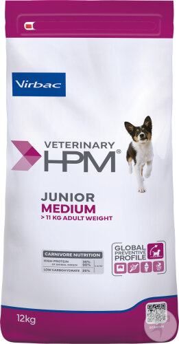 Virbac Veterinary HPM Junior Medium Dog 12kg
