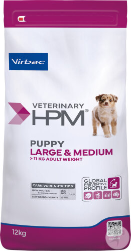 Virbac Veterinary HPM Puppy Large & Medium Dog 12kg