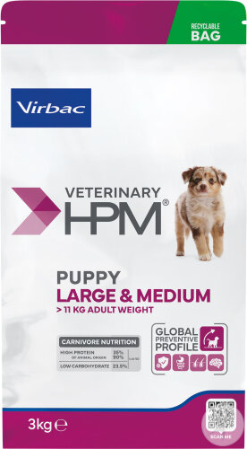 Virbac Veterinary HPM Puppy Large & Medium Dog 3kg