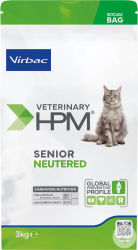 Virbac Veterinary HPM Senior Neutered Cat 3kg