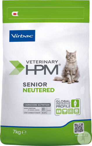 Virbac Veterinary HPM Senior Neutered Cat 7kg