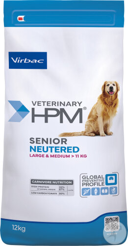 Virbac Veterinary HPM Senior Neutered Dog Large & Medium 12kg