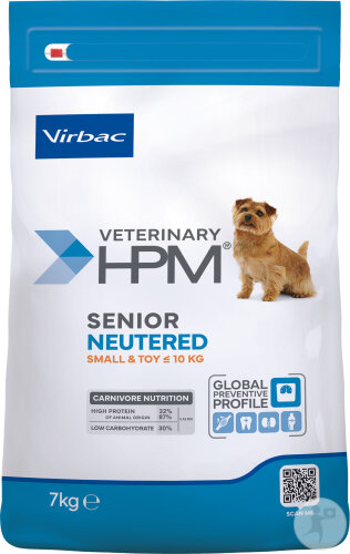 Virbac Veterinary HPM Senior Neutered Dog Small & Toy 7kg