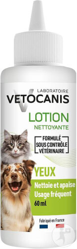 Vetocanis Reinigende Augenlotion Für Hund Und Katze 60ml