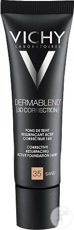 Vichy Dermablend 3D Correction Korrigierendes Make-Up Fluid 16h Halt 35 Sand Tube 30ml