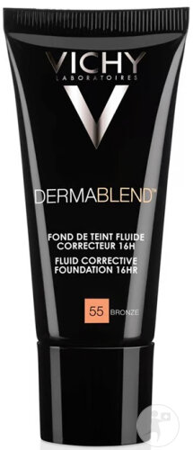 Vichy Dermablend Teint-Korrigierendes Make-Up-Fluid 55 Bronze Tube 30ml