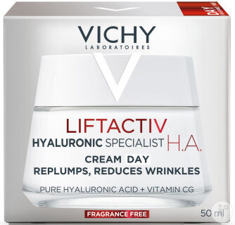Vichy Liftactiv H.A. Tagescreme Ohne Parfum Tiegel 50ml