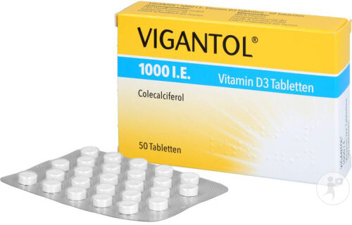 Vigantol 1000 IE Vitamin D3 50 Tabletten