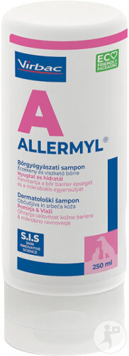 Virbac Allermyl Shampoo Empfindliche Haut Hunde Und Katzen Flasche 250ml