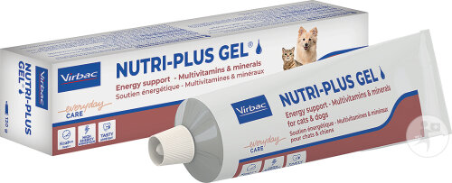 Virbac Nutri-Plus Multivitamin- Und Mineral-Energie-Unterstützungsgel Tube 120g