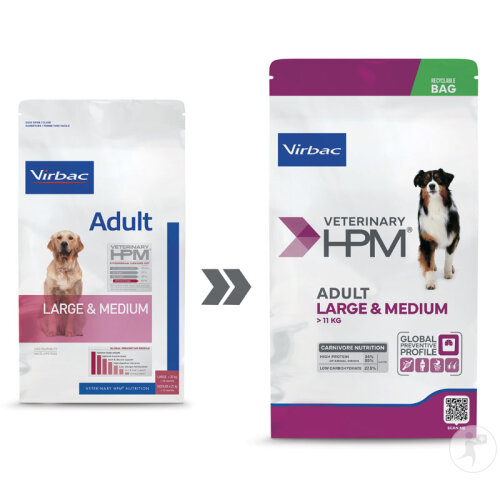 Virbac Veterinary HPM Adult Large & Medium Dog 7kg-2