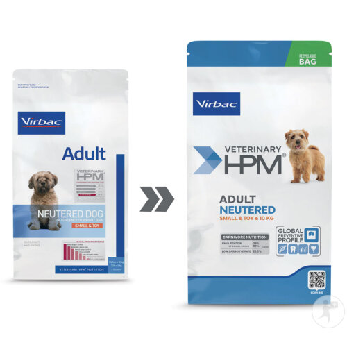 Virbac Veterinary HPM Adult Neutered Dog Small & Toy 7kg-2