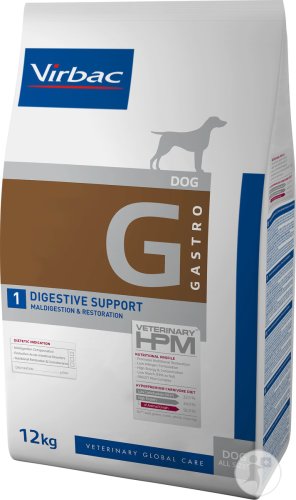 Virbac Veterinary HPM Dog Gastrology G 1-Digestive Support Beutel 12kg