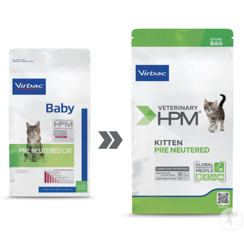 Virbac Veterinary HPM Kitten Pre Neutered Cat 3kg-2