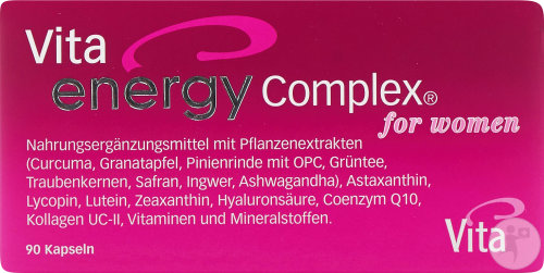 Vita Energy Complex For Women Glasflakon 90 Kapseln
