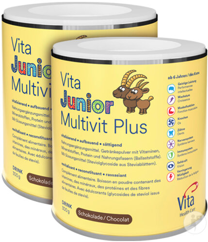 Vita Junior Multivit Plus Chocolat Poudre 2x300g