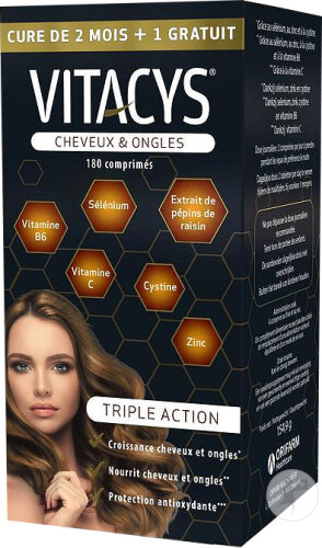 Vitacys Haare Und Nägel 120 Tabletten + 60 Tabletten Gratis Neue Formel
