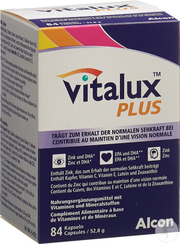 Vitalux Plus Kapseln Flasche 84 Stück