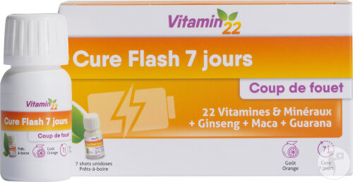 Vitamin'22 Blitzkur 7 Tage Orange Fläschen 7x30ml