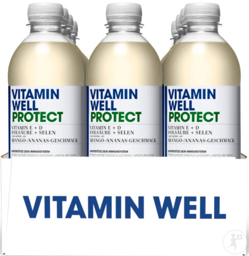 Vitamin Well Protect Mango/Pineapple 12x500ml