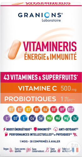 Vitamineris Energie & Immunität 30 Tabletten