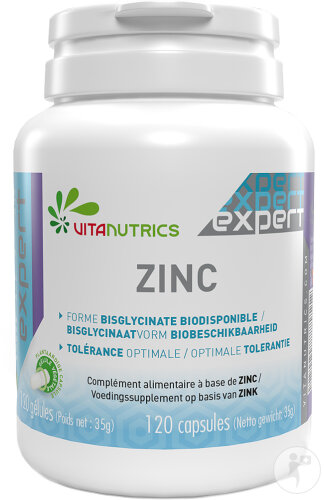 Vitanutrics Expert Zink Nahrungsergänzungsmittel 120 Kapseln